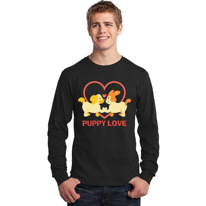 Lucky Dog Animal Rescue Puppy Love Tall Long Sleeve T-Shirt