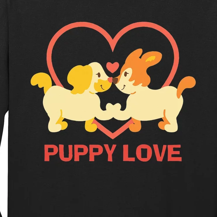 Lucky Dog Animal Rescue Puppy Love Tall Long Sleeve T-Shirt