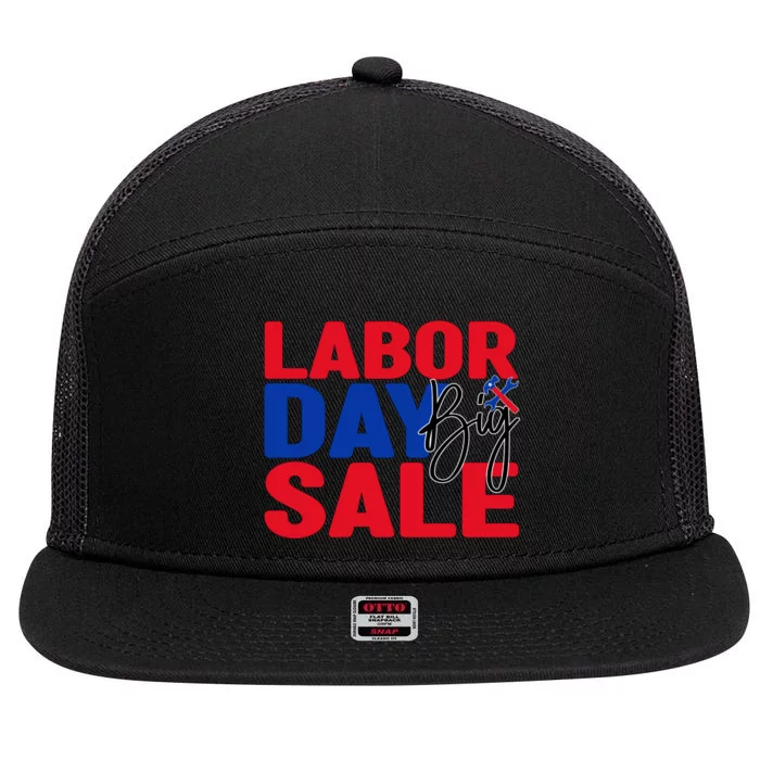 Labor Day Big Sale Labor Day Gift 7 Panel Mesh Trucker Snapback Hat