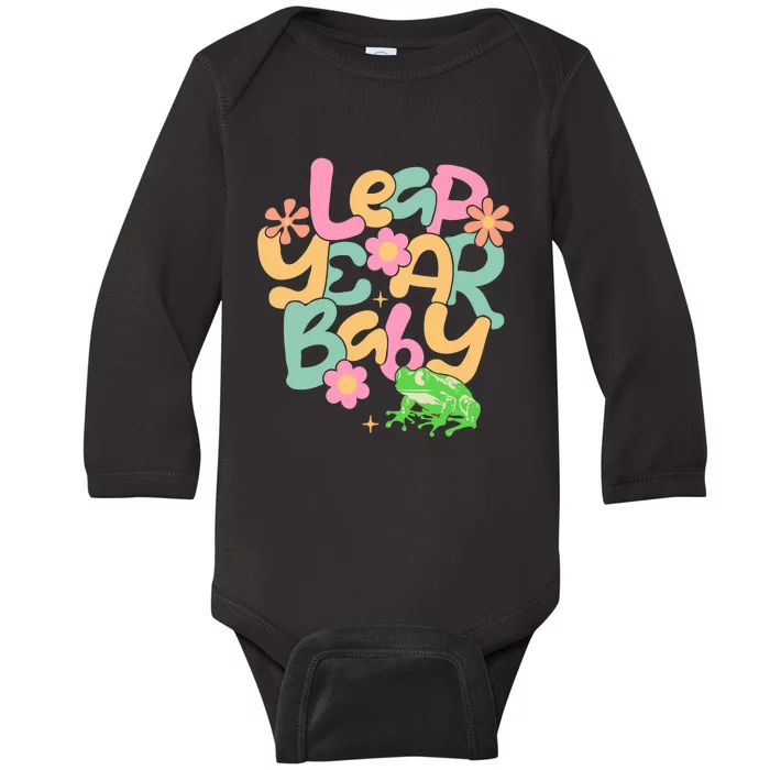 Leap Day Baby Baby Long Sleeve Bodysuit