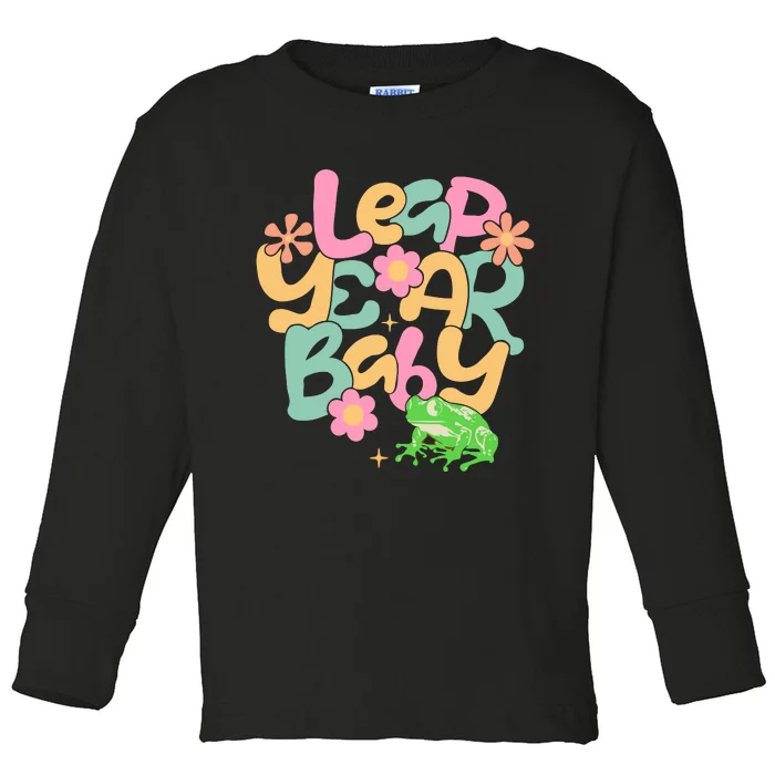 Leap Day Baby Toddler Long Sleeve Shirt