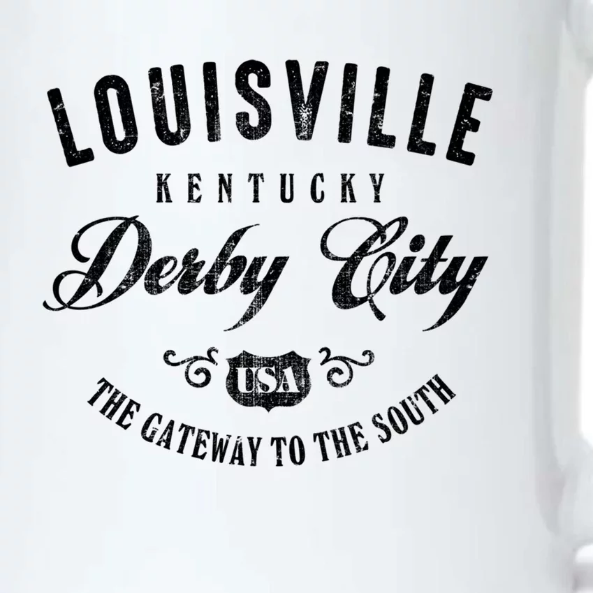 Louisville Derby City Kentucky Gift Black Color Changing Mug