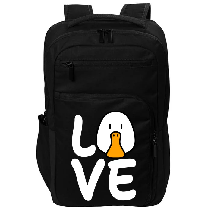 Love Ducks Cool Gift Goose Lover Cool Gift Cool Duck Gift Impact Tech Backpack