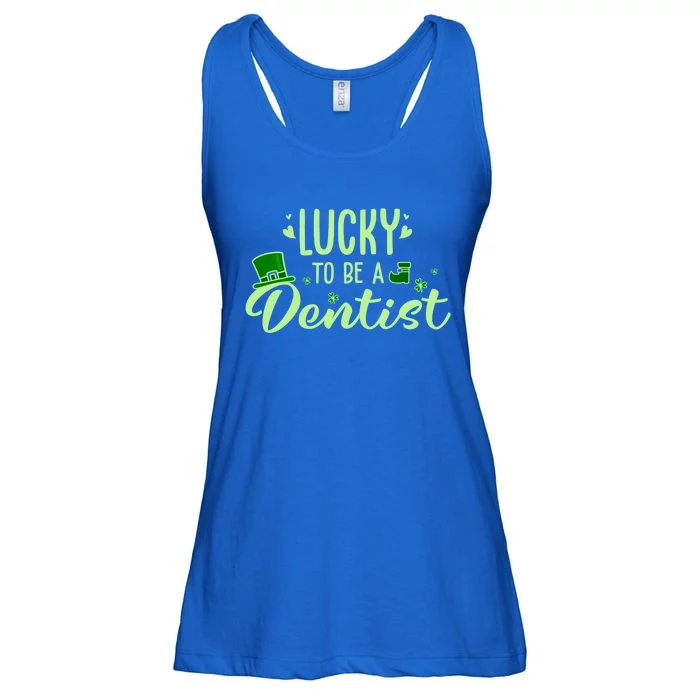 Lucky Dentist Cute Gift Funny Dentist Saint Patricks Day Outfit Meaningful Gift Ladies Essential Flowy Tank