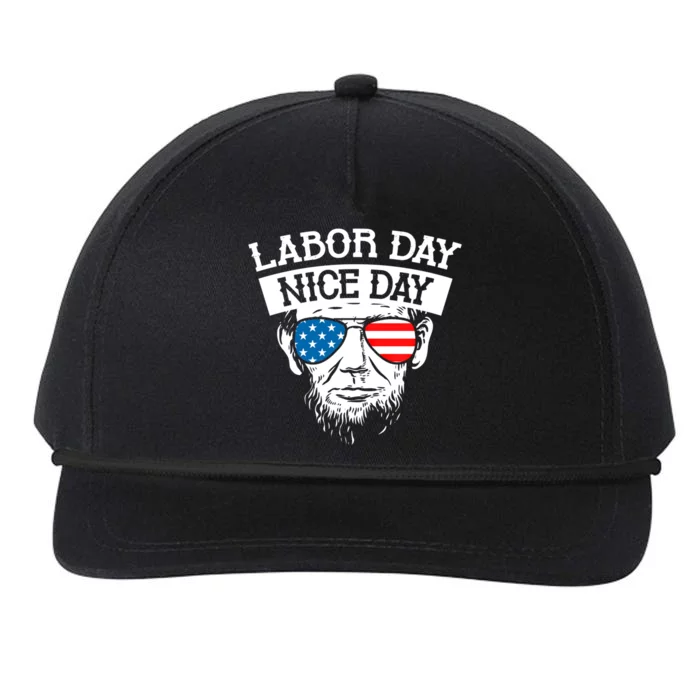 Labor Day Cool Worker Employer American Workers Employee Cool Gift Snapback Five-Panel Rope Hat