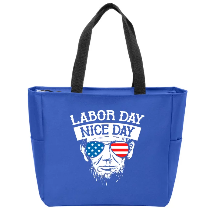 Labor Day Cool Worker Employer American Workers Employee Meaningful Gift Zip Tote Bag