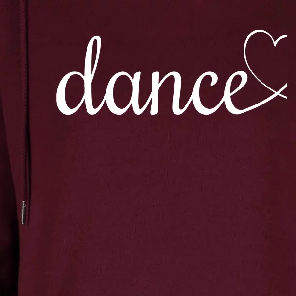 Love Dance Cute Dance Womens Funnel Neck Pullover Hood