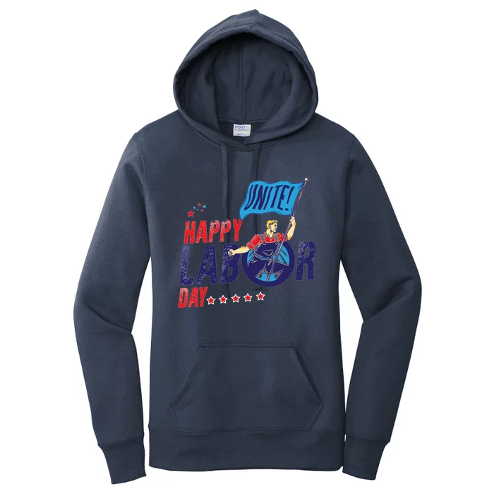 Labor Day Cool Gift Happy United Labor Day Proud Gift Cool Gift Women's Pullover Hoodie