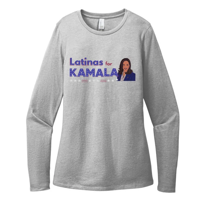 Latinas Democratas Con Harris Latinas For Kamala 2024 Womens CVC Long Sleeve Shirt