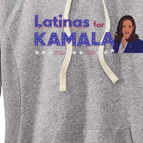 Latinas Democratas Con Harris Latinas For Kamala 2024 Women's Fleece Hoodie