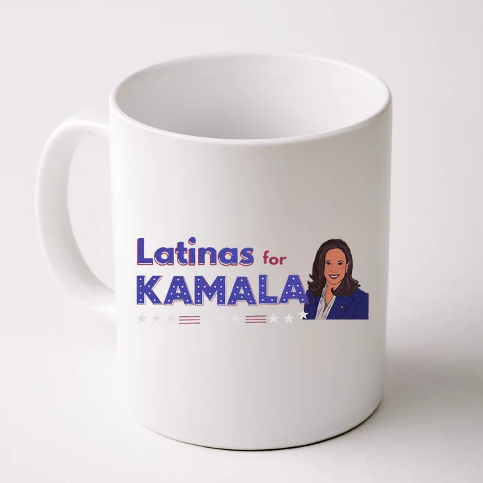 Latinas Democratas Con Harris Latinas For Kamala 2024 Front & Back Coffee Mug