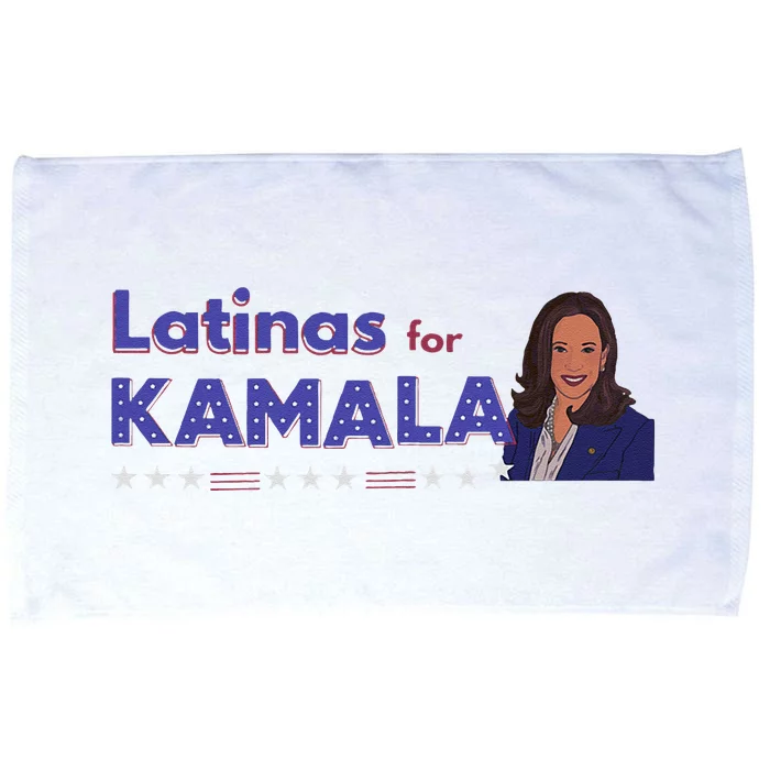 Latinas Democratas Con Harris Latinas For Kamala 2024 Microfiber Hand Towel