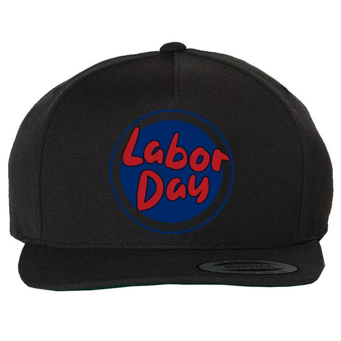 Labor Day Celebration Artwork Wool Snapback Cap