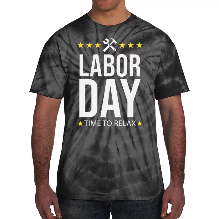 Labor Day Celebration Graphic Tie-Dye T-Shirt