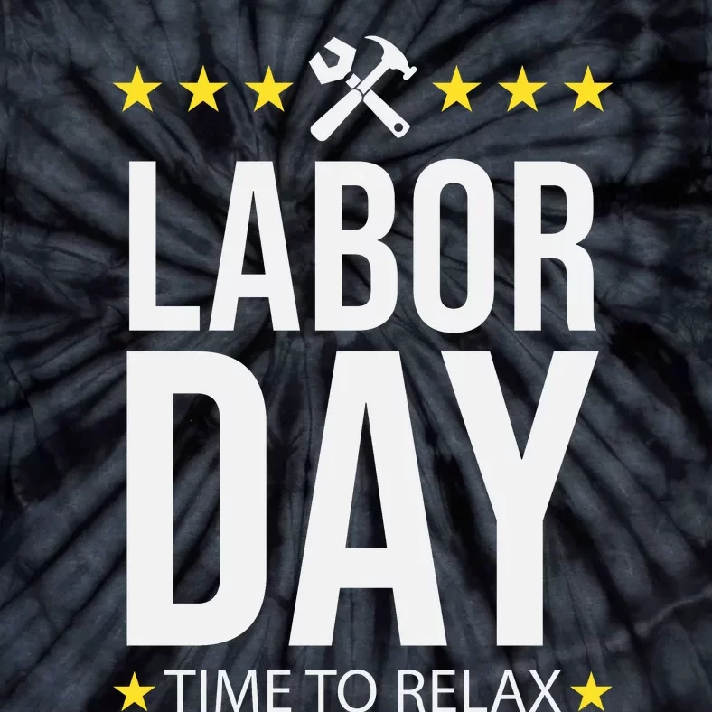 Labor Day Celebration Graphic Tie-Dye T-Shirt