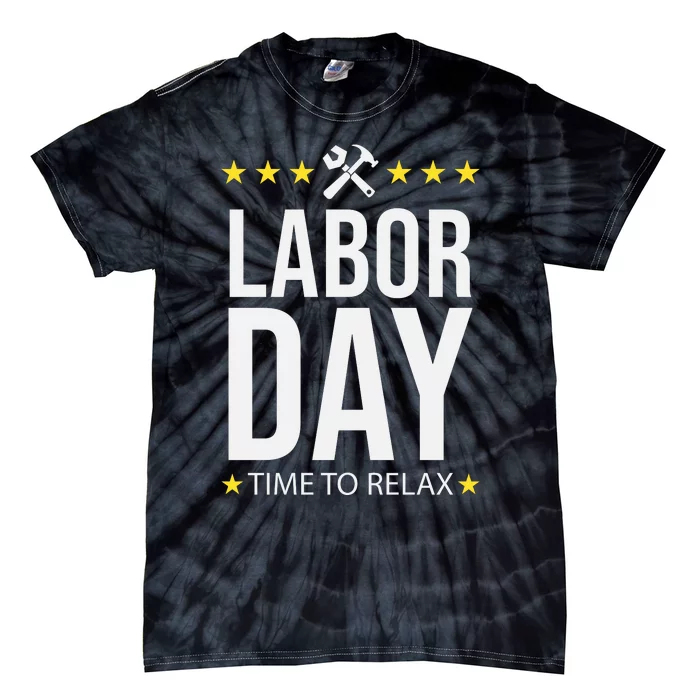 Labor Day Celebration Graphic Tie-Dye T-Shirt