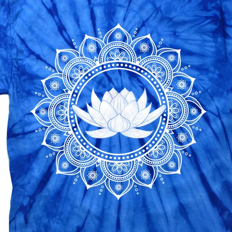 Lotus Dala Circle Pure Yoga Meditation Meaningful Gift Tie-Dye T-Shirt