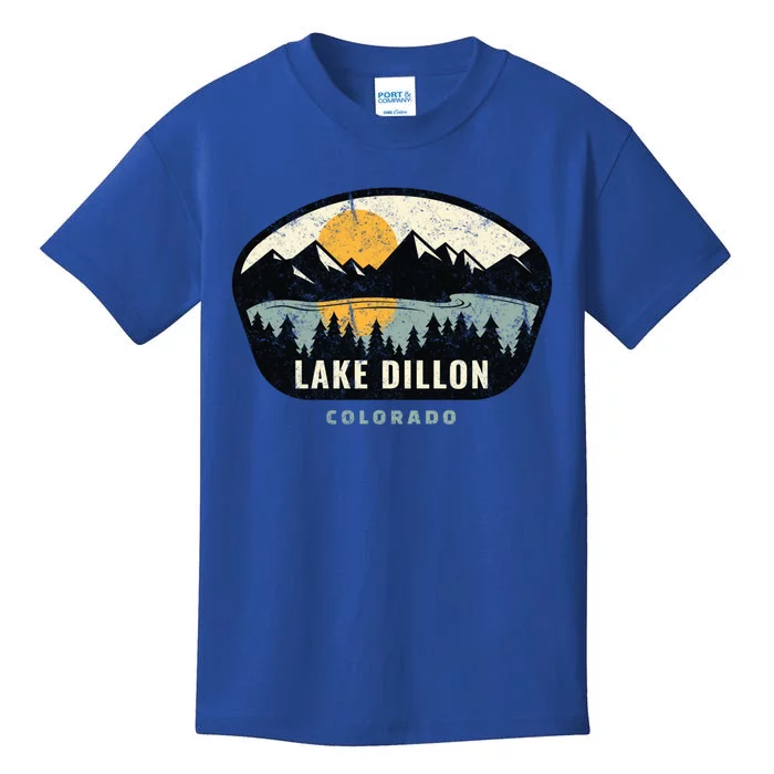 Lake Dillon Colorado Co Vacation Souvenir Funny Gift Kids T-Shirt