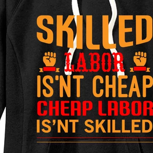 Labor Day Celebration Quote Women's Fleece Hoodie