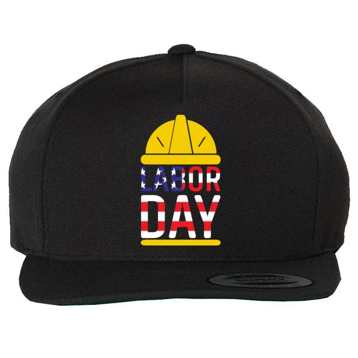 Labor Day Celebration Graphic Wool Snapback Cap