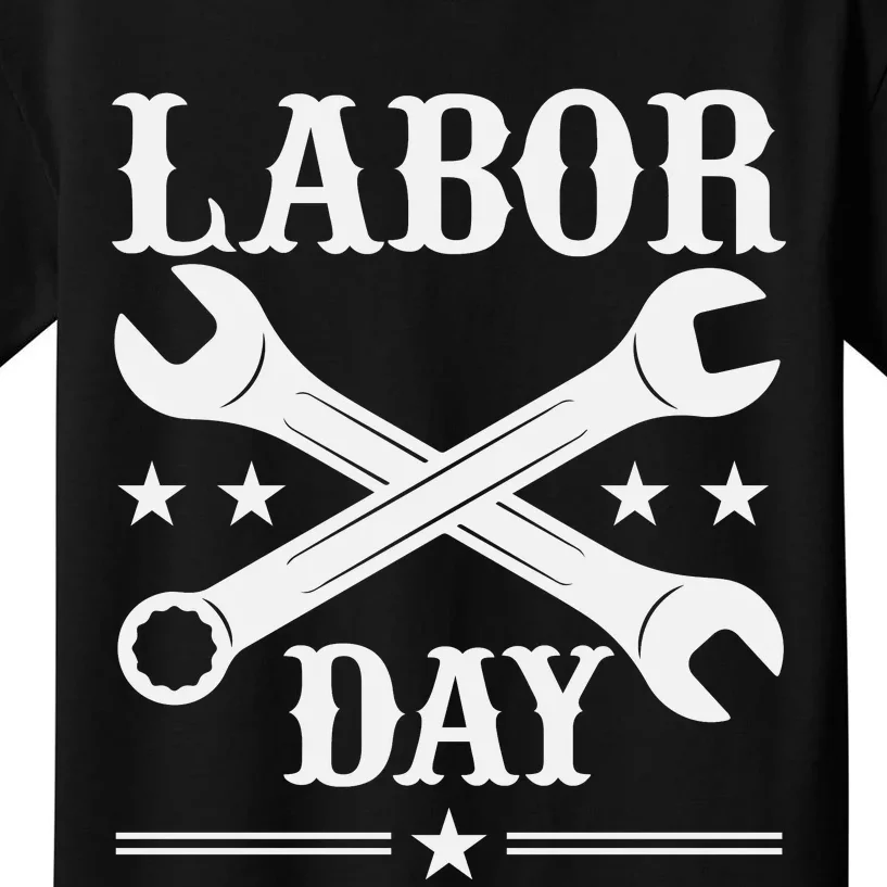 Labor Day Celebration Graphic Kids T-Shirt