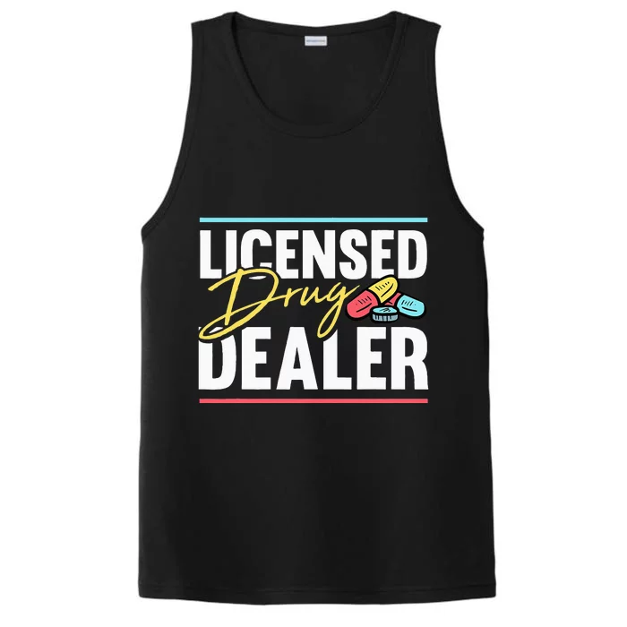 Licensed Drug Dealer Motive for a Pharmacist Performance Tank