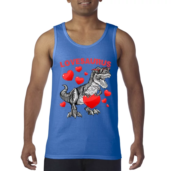 Lovesaurus Dino Dinosaur Valentines Day Gift Tank Top