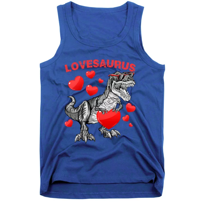 Lovesaurus Dino Dinosaur Valentines Day Gift Tank Top