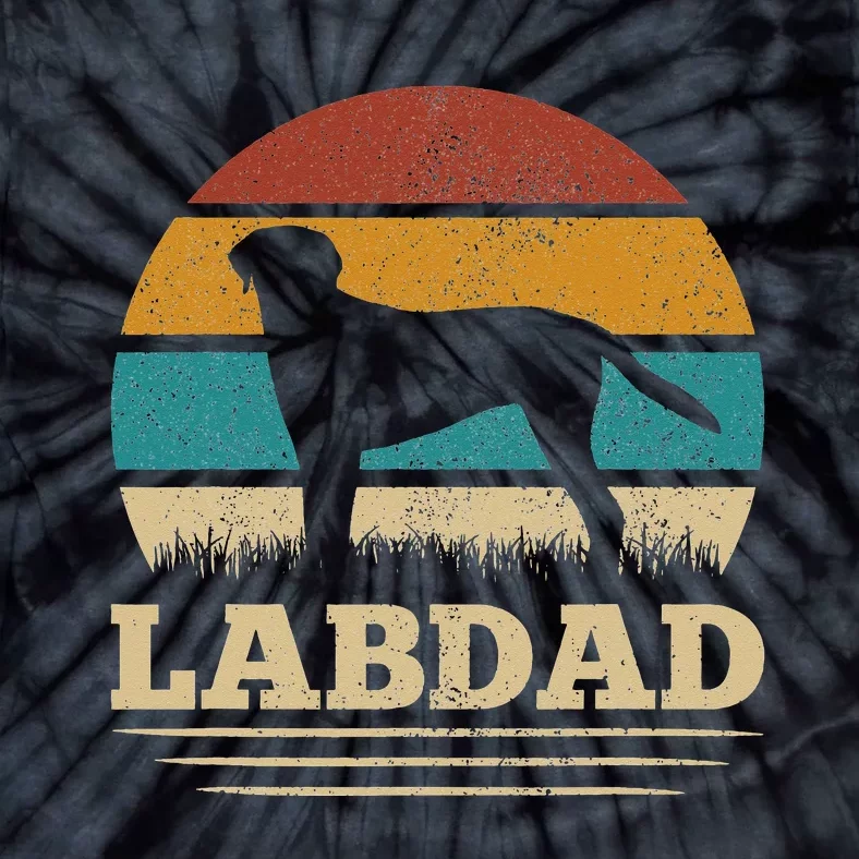 Lab Dad Dog Lovers Labrador Retriever Lab Owner Labrador Tie-Dye T-Shirt