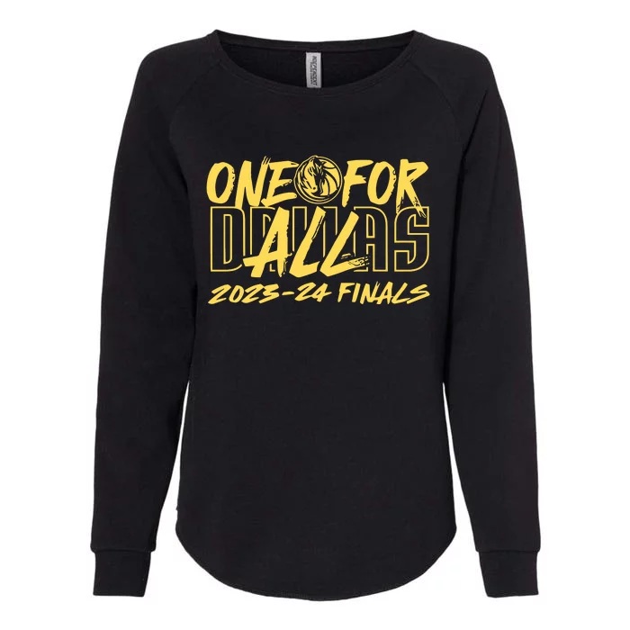 Luka Donkicks Dallas One For All 2023 24 Finals Womens California Wash Sweatshirt