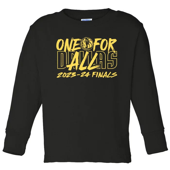 Luka Donkicks Dallas One For All 2023 24 Finals Toddler Long Sleeve Shirt