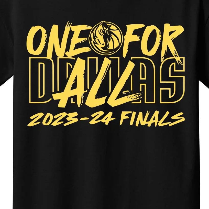 Luka Donkicks Dallas One For All 2023 24 Finals Kids T-Shirt