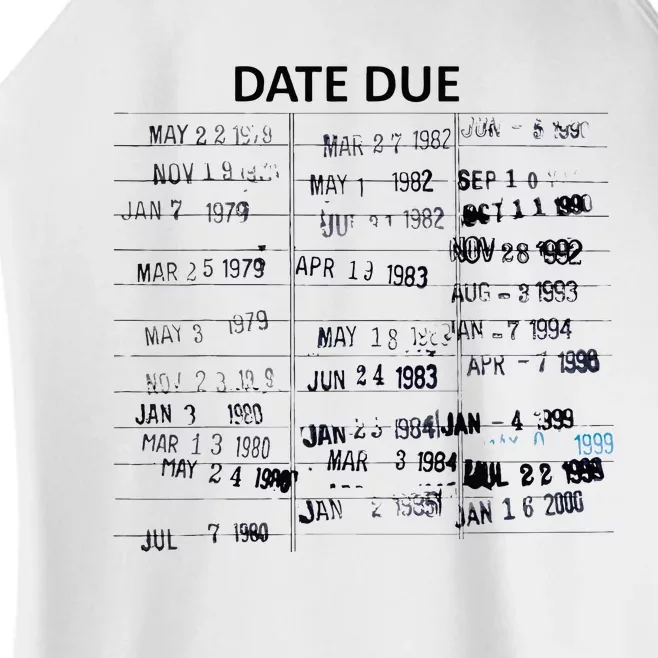 Library Due Date Librarian Date Due Women’s Perfect Tri Rocker Tank