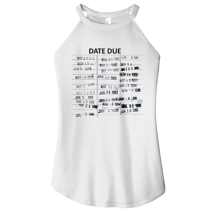 Library Due Date Librarian Date Due Women’s Perfect Tri Rocker Tank