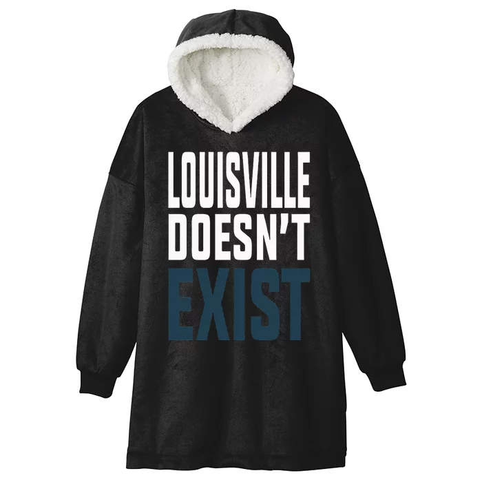 Louisville Doesn’t Exist Hooded Wearable Blanket