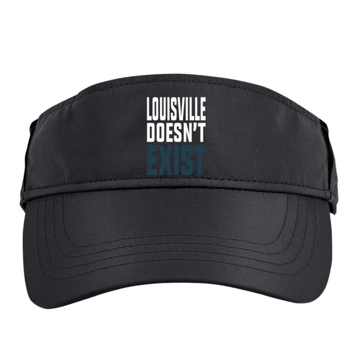 Louisville Doesn’t Exist Adult Drive Performance Visor