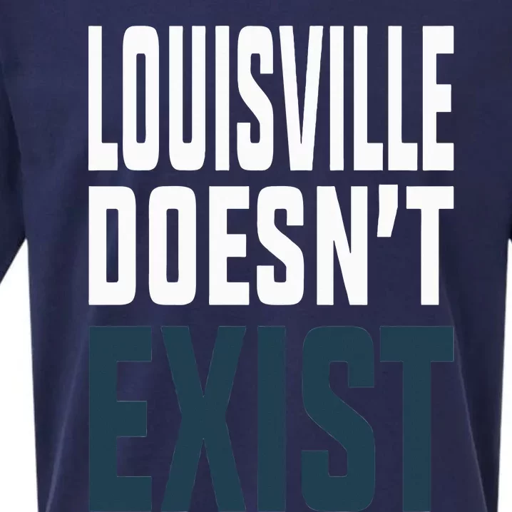 Louisville Doesn’t Exist Sueded Cloud Jersey T-Shirt