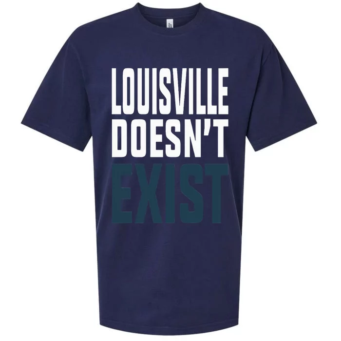 Louisville Doesn’t Exist Sueded Cloud Jersey T-Shirt