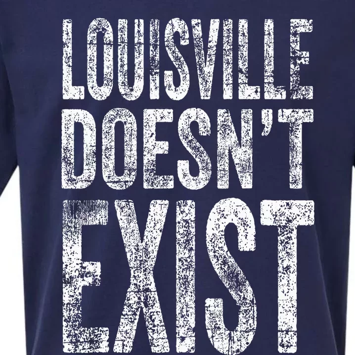 Louisville Doesn’t Exist Sueded Cloud Jersey T-Shirt