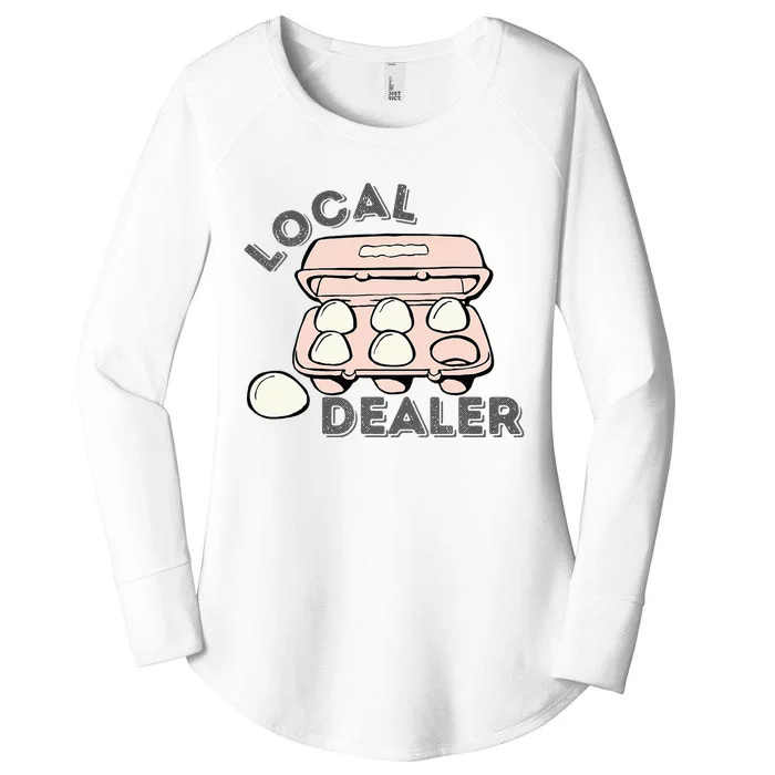 Local Dealer Egg Dealer Funny Eggs Women's Perfect Tri Tunic Long Sleeve Shirt