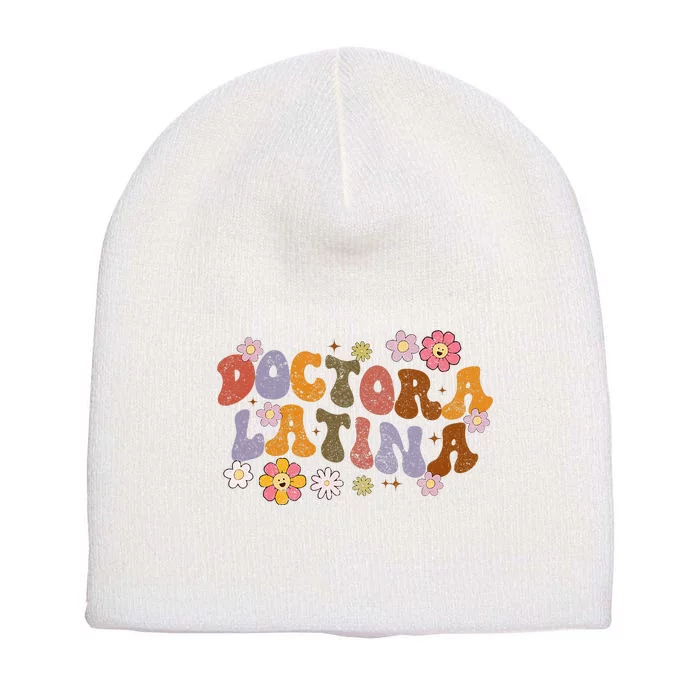 Latina Doctor Educated Physician with Spanish Expertise Short Acrylic Beanie