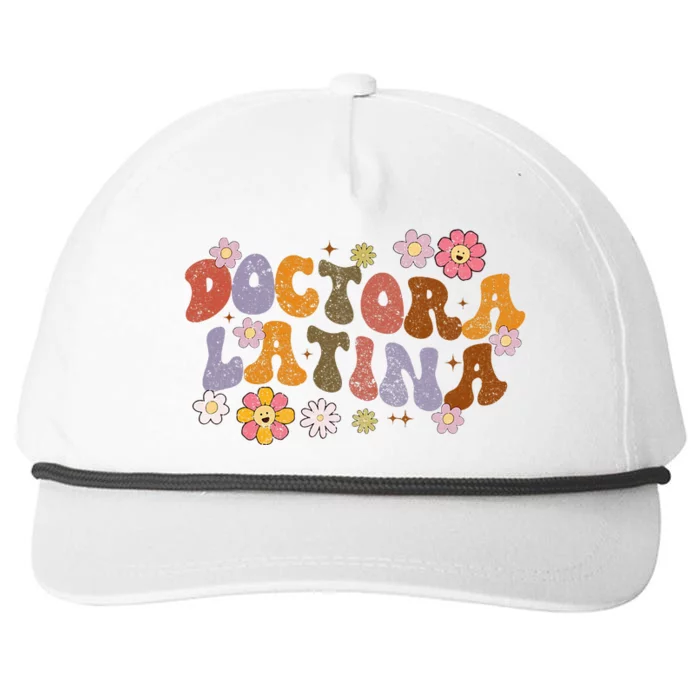 Latina Doctor Educated Physician with Spanish Expertise Snapback Five-Panel Rope Hat