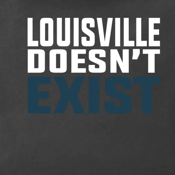 Louisville Doesn’T Exist Zip Tote Bag