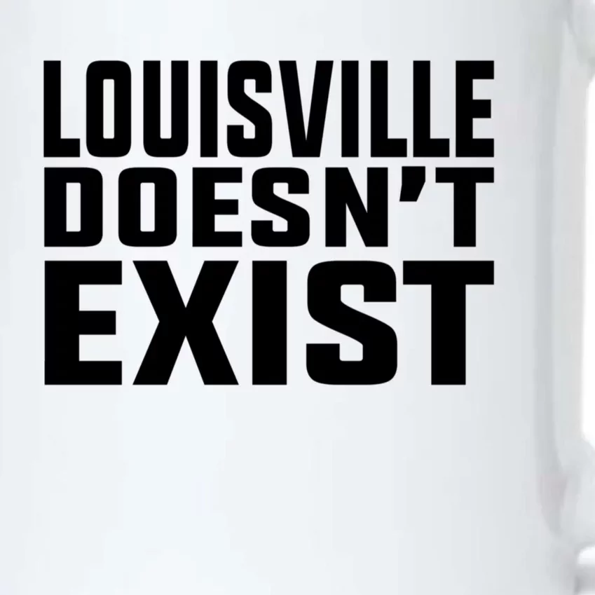 Louisville Doesn’T Exist Black Color Changing Mug