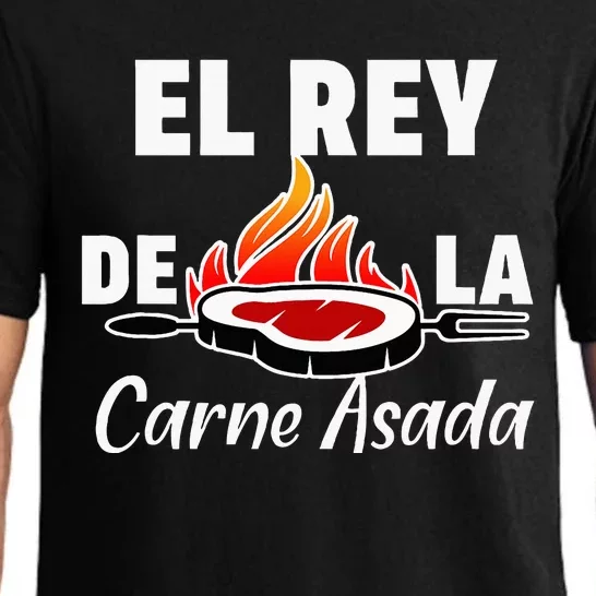 Latino Dad El Rey De La Carne Asada Pajama Set