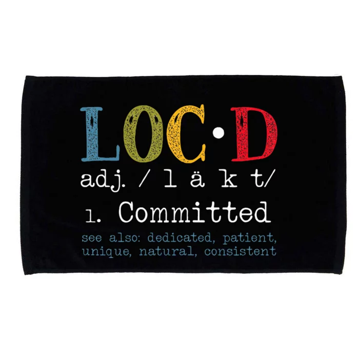 Locd Definition For A Loc Lifestyle Dreadlocs Microfiber Hand Towel