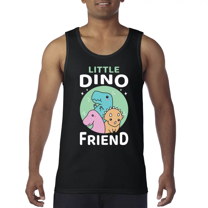 Little Dino Friend I Dinosaur Trex Dinosaurrus Tank Top