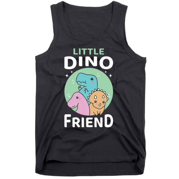 Little Dino Friend I Dinosaur Trex Dinosaurrus Tank Top