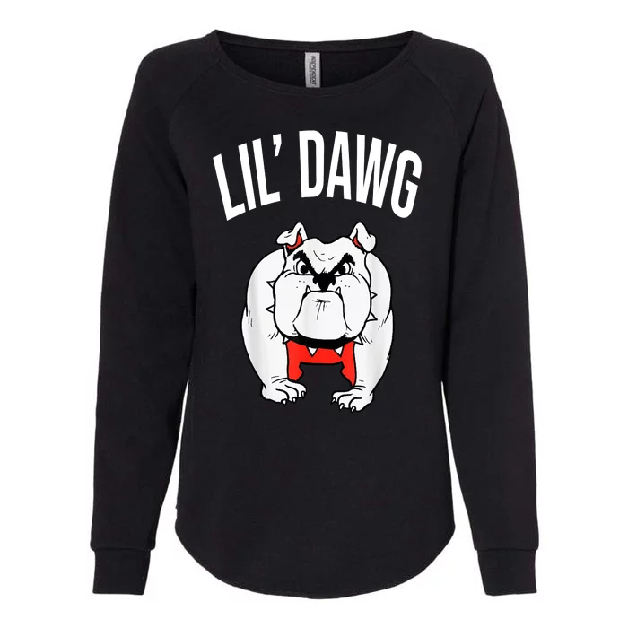 Lil' Dawg Football Fan Womens California Wash Sweatshirt