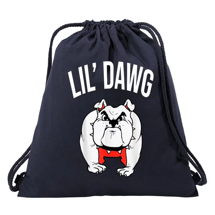 Lil' Dawg Football Fan Drawstring Bag